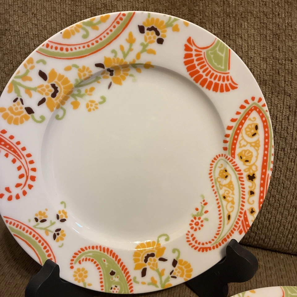 4 pratos de salada Rachael Ray Paisley K014 - Imagem 2 de 4