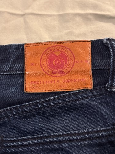 Jeans Momotaro X Contesto Collaborazione Indaco Scuro Selvedge Denim Uomo 32 X 31,5 - Foto 11 di 14