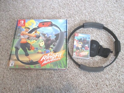 Ring Fit Adventure Nintendo Switch Game w/Ring & Leg Strap in Original Box