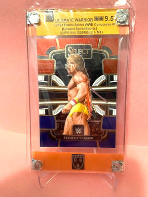 Ultimate Warrior-2024 Panini Select WWE#7-Graded Card-9.5-MT+-USS_1230995