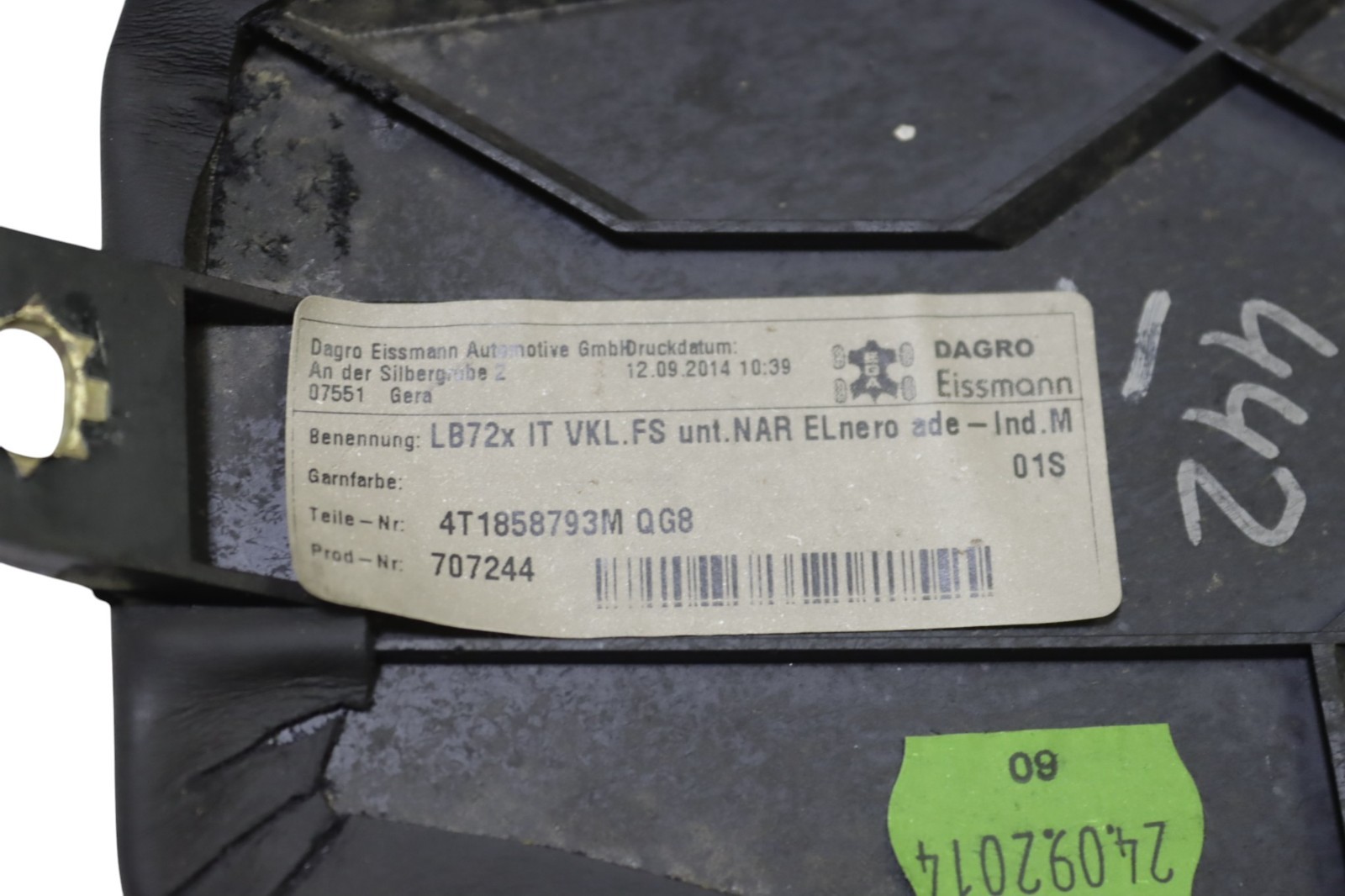 Lamborghini Huracan Left Driver Side Dash Knee Panel 4T1858793M 2017 - 2022 OEM