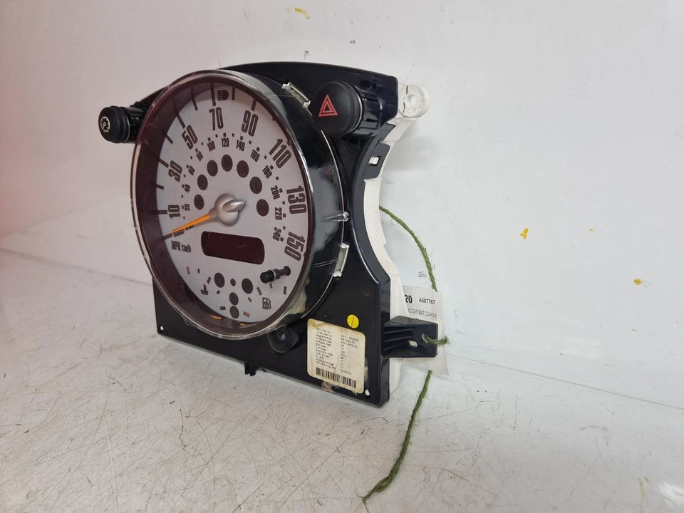 MINI (BMW) COOPER MK1 2003 SPEEDO INSTRUMENT CLUSTER SPEEDOMETER 62109126988 — 第 2/4 张图片