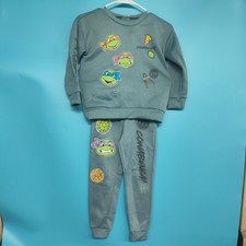 Teenage Mutant Ninja Turtles Nickelodeon pullover and Sweatpants 2 Pc Set Size 6