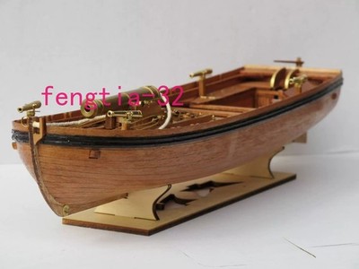 New Full Ribs Armed Cannon Boat Scale 1/36 42FT Wood Ship Model Kit Shicheng
