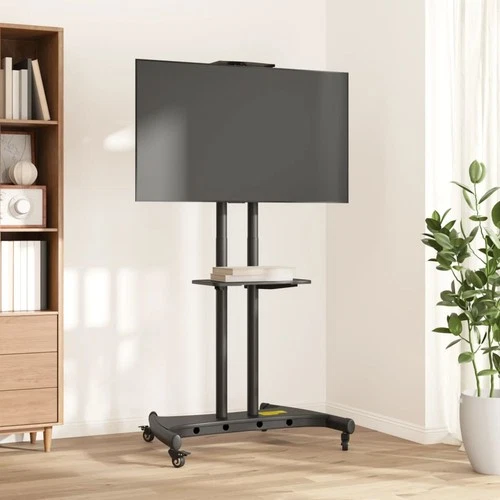 2025 TV Ständer auf Rollen TV Standfuß Fernsehhalterung Fernsehständer DE