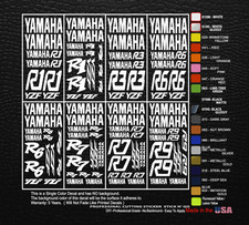 Aftermarket Fairing Belly Motorcycle Racing Vinyl R1-r3-r6-r7-r9 Decal Stickers