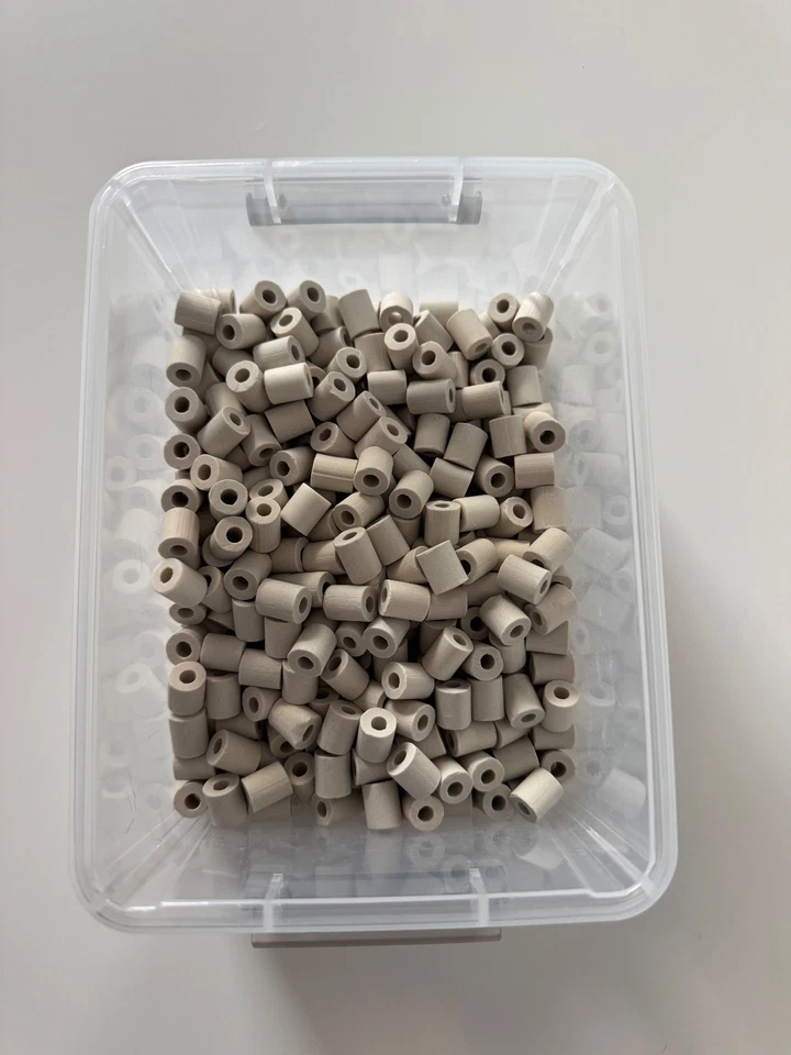 EM Keramik Pipes - 600 Gramm  für Paracord Halsbänder - Bild 2 von 4