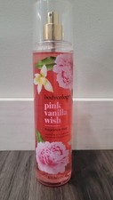 Bodycology "Pink Vanilla Wish" Fragrance Mist 8oz Bottle