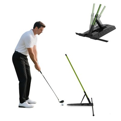 tzvvi Golf Alignment Stick Holder, Golf Training Aid Teaching Equipment for Aimi