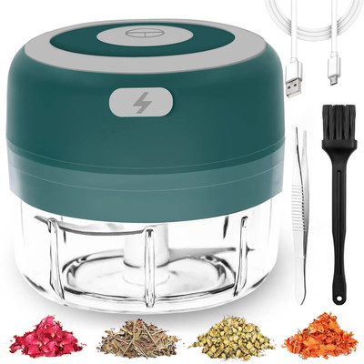 Electric Herb Grinder - 3.5 Inch Large Grinders for Grinding Dry Fresh Herbs ...