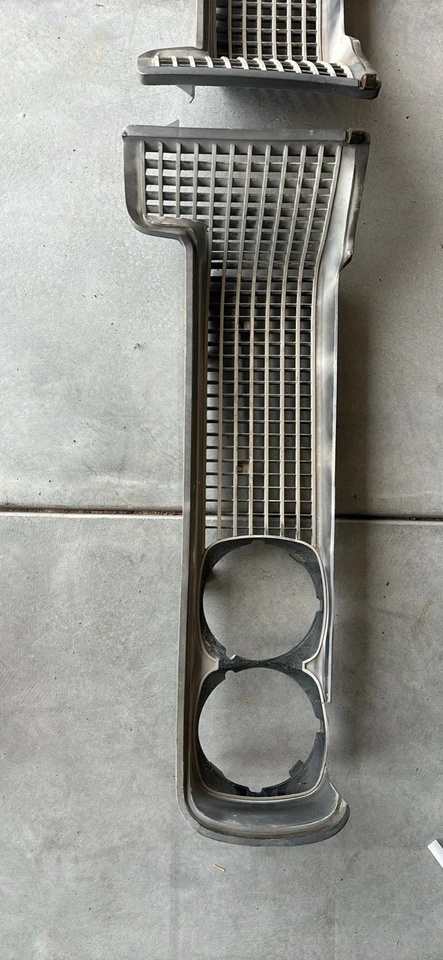 Oem 1969 Pontiac Custom S Lemans Front  Bumper Grills - Image 3 of 4