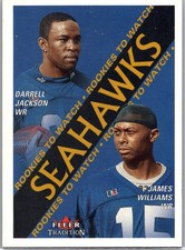 2000 Fleer Tradition Glossy #362 Darrell Jackson / James Williams
