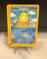 Nintendo Psyduck Aquapolis e-Reader Common 2002 Pokémon TCG 50 HP #104/147