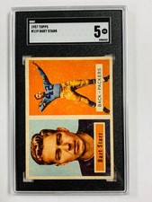 1957 TOPPS BART STARR ROOKIE #119 SGC 5 EX GRADED PACKERS HOF
