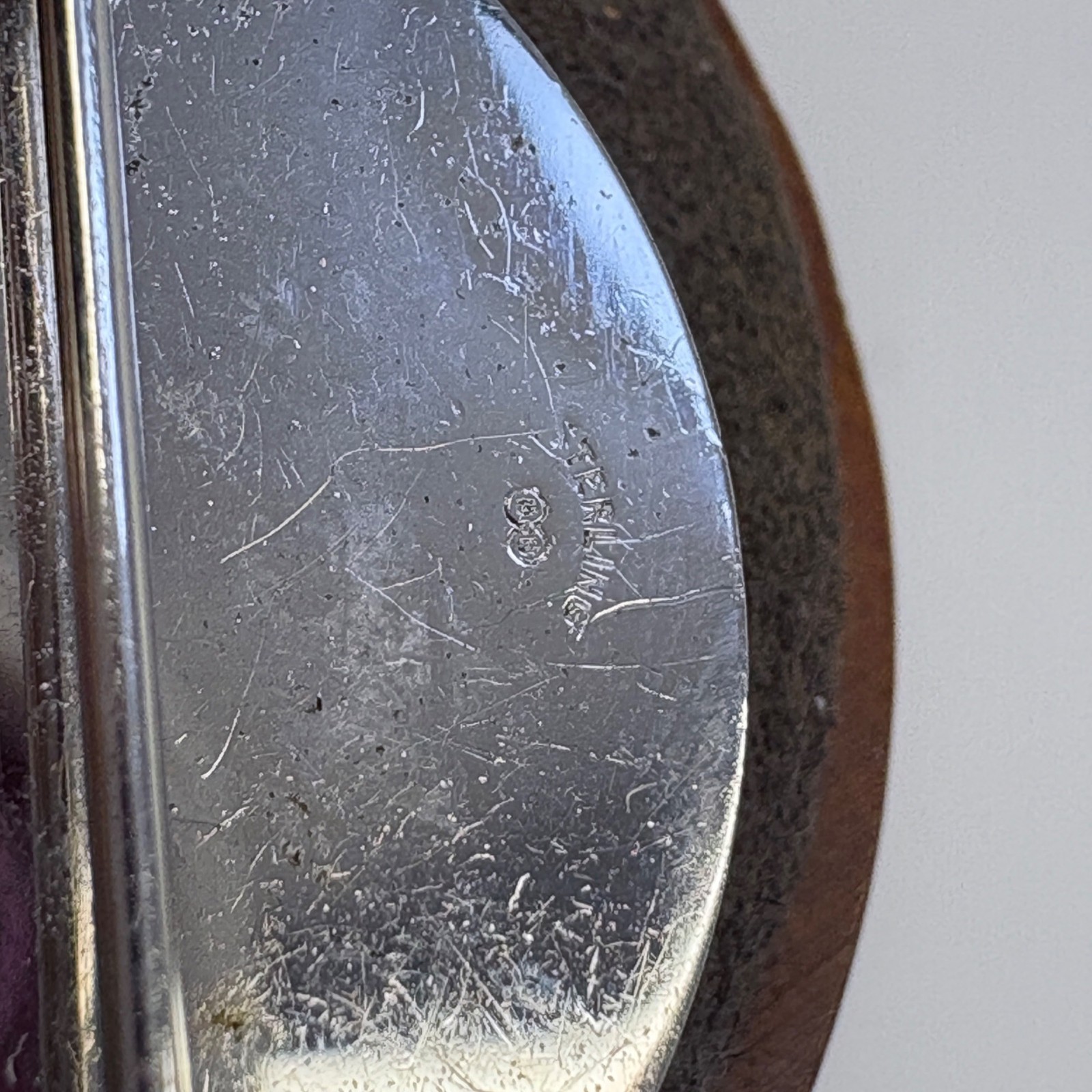 VTG Solid Sterling Silver 925 Engravable Circle B… - image 6