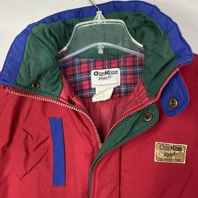 Vintage 90s Oshkosh Jacket Youth 7 Winter No Hood 18x23 | eBay