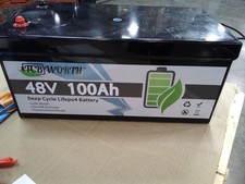 48V 100Ah 200A BMS Lithium Battery Bluetooth Mobile APP 5KWH Club Car Golf Carts