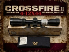 Vortex Crossfire II 4-12x44 Dead Hold MOA BDC Riflescope 31015 new
