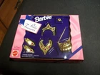 Vintage 1995 Barbie Pretty Treasures Gold Tiara Accessories Pack 13755 NOS