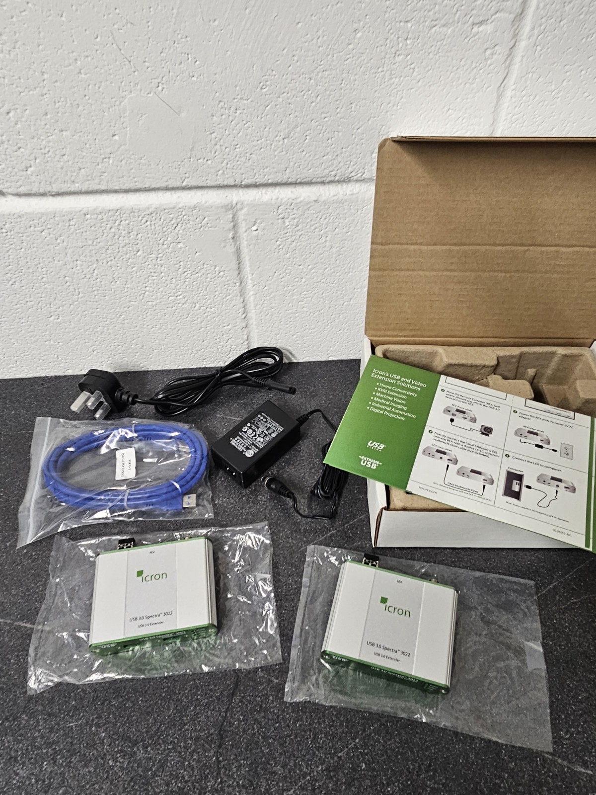 Icron Spectra 3022 2-port Multimode fibre 100m USB 3.0 SuperSpeed extender