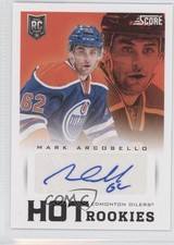 2013-14 Score Hot Rookies Signatures Mark Arcobello #606 Auto 2a8