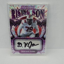 Wild Card 2023 Alumination Draft Rising Son Dawand Jones Autograph ARS-12 4/4