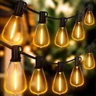 Solar String Lights Outdoor Waterproof ST38 Bulb w/ Remote Control Party Garden