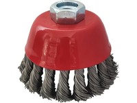KS Tools 340.0027 Rostfreie StahldrahttopfbüRste 0,5Mm, Ø 90Mm