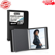 Photo Album 8X10 Binder - 48 Pages for Pictures, Portraits, Artwork, Keepsakes