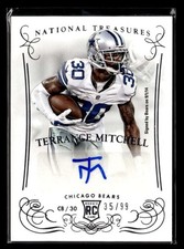 2014 National Treasures Terrance Mitchell Rookie Autograph Auto /49 Bears UX8191
