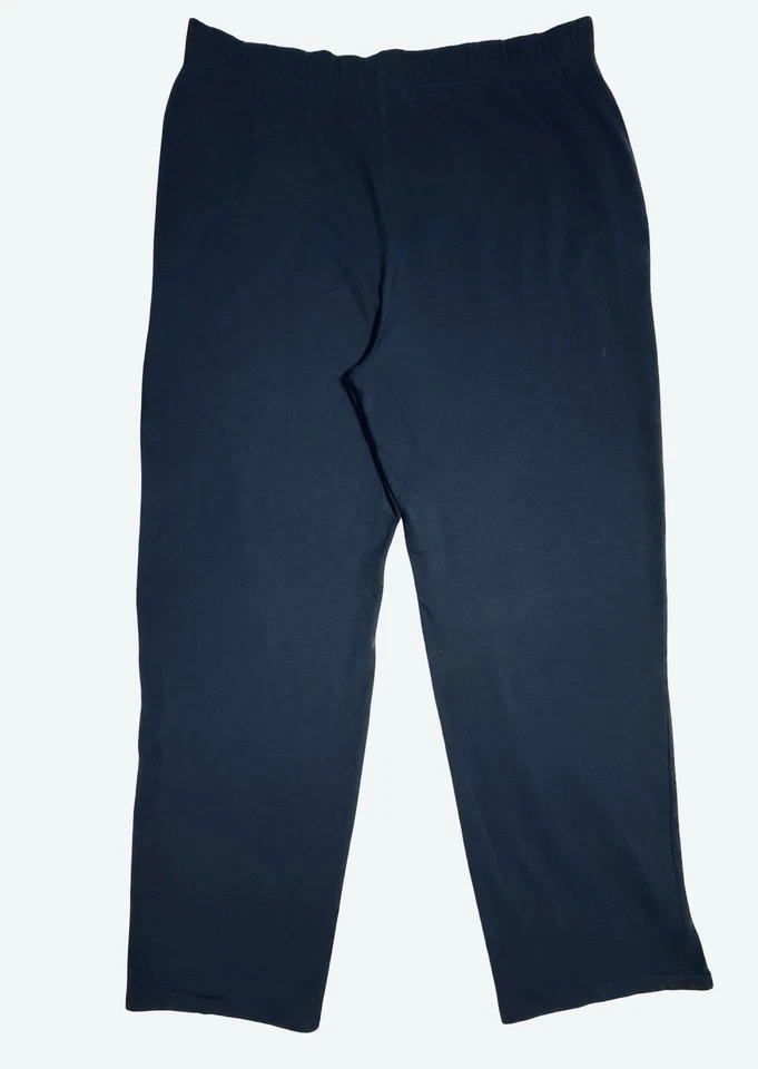 WHITE STAG Navy Blue Elastic Waist Pull On Pants Women's Size M Petite (8P-10P) - Image 4 of 4