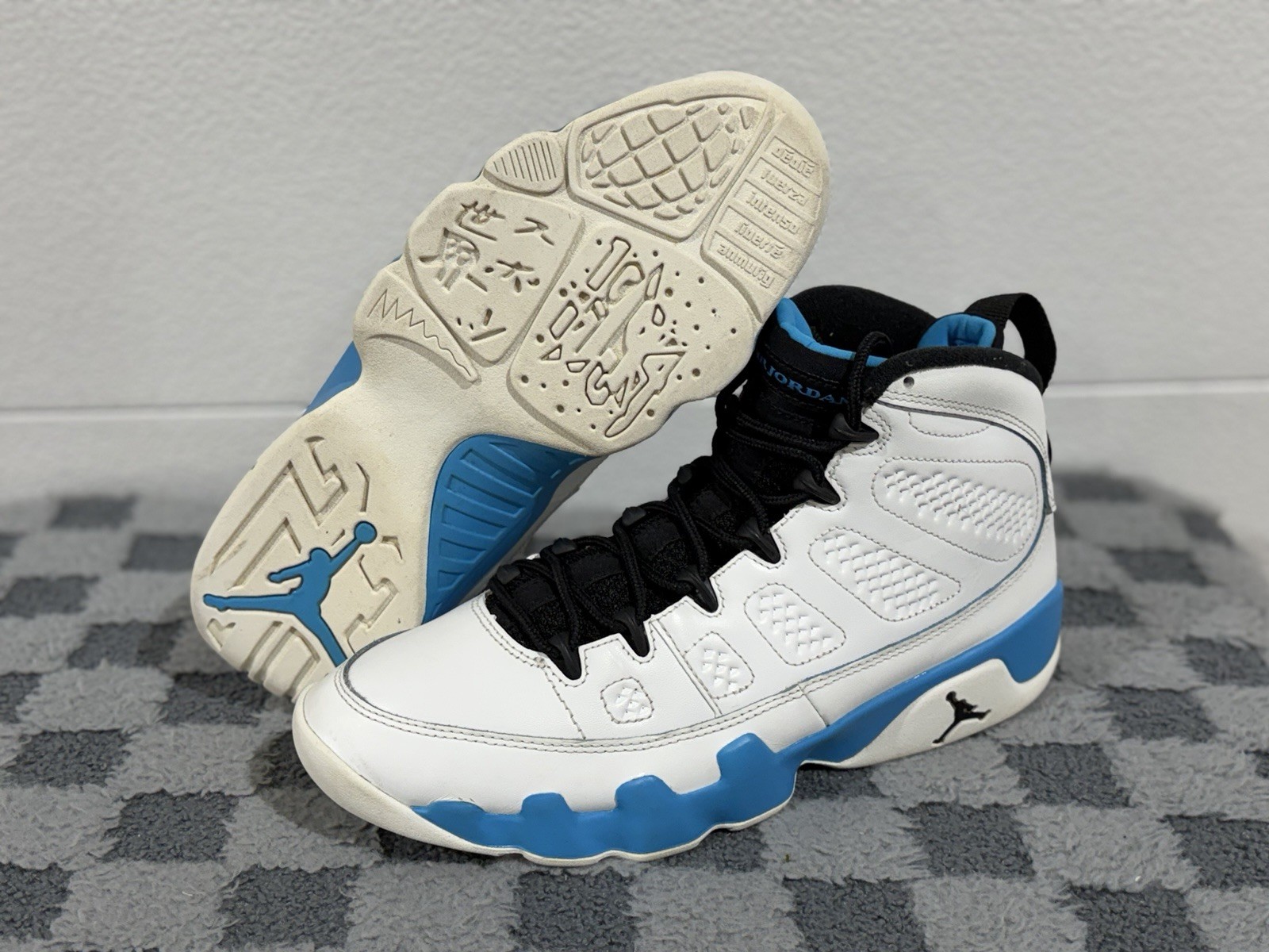 Air Jordan 9 Powder Blue Men’s Size 9 Basketball Shoes thumbnail 8