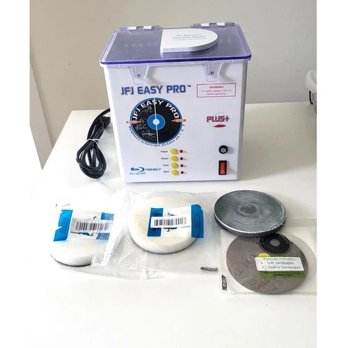 JFJ EASY PRO Universal CD DVD BLU-RAY Disc Repair Machine with Extras!