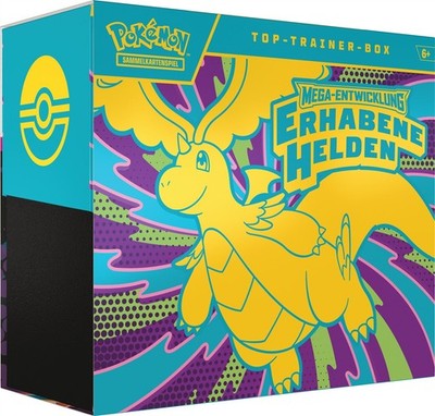 Pokémon Mega Entwicklung 2.5 Erhabene Helden Top-Trainer-Box Deutsch