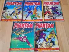 Phantom Nr.16, 18, 26, 27, 28 - Konvolut 5 Comichefte ORIGINALE Bastei Lee Falk