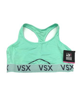 Victoria's Secret VSX Sport The Player Racerback Sport Bra Blue Large New