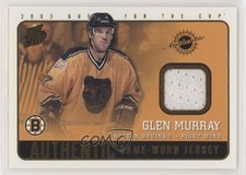 2002-03 Pacific Quest for the Cup Authentic Game-Worn Jerseys Glen Murray #2 s3e