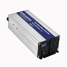 800W Pure Sine Wave Inverter-36V DC to 110V 120V AC Power Converter with 2 AC