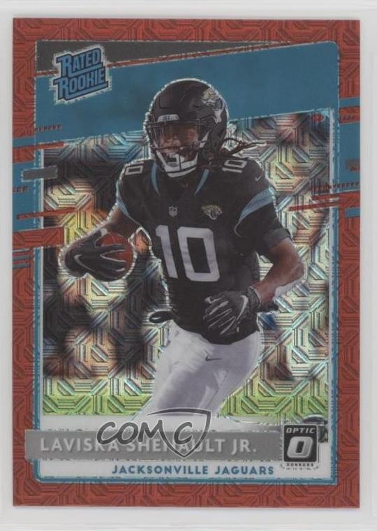 2020 Panini Donruss Optic Rated Rookies Red Mojo Prizm Laviska Shenault Jr 07i7