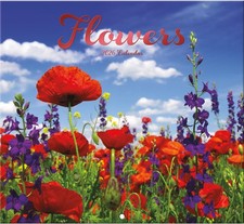 Flowers 2026 Full Size Wall Calendar for Planning, Scheduling, and Organizing