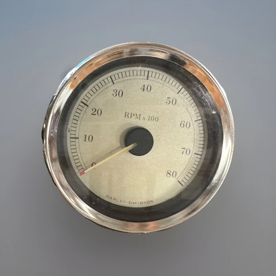 08 Harley Street Glide Touring Tacho Speedo Fuel Volt Oil Air Gauges 23K 1389 - Image 3 of 4