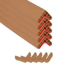 Rubber Bond Wall Corner Guard Edge Protector, 1x1x36 inch Baby Proofing Corne...