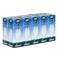 10 X Leuci GlüHbirne Kerzen 60W E14 Matt GlüHlampe 60 Watt B35 Warmweiß Dimmbar