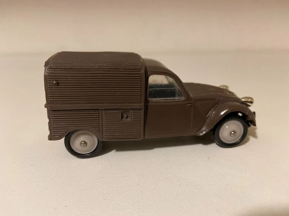 NOREV PLASTQUE ANCIENNE CITROEN 2 CV - ÉCHELLE 1/43 IDEM PAYA  - Photo 2/4