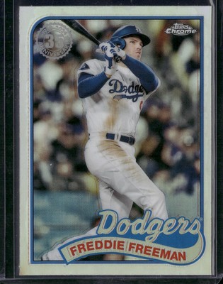 2024 Topps Chrome Update #89CU-16 Freddie Freeman 1989 Topps 35th Anniversary