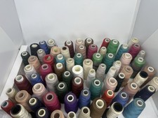 Sewing Machine Thread 70 Spools Cones Assorted Colors.