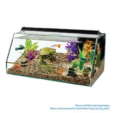Top Fin Angled Aquarium -10 Gallon