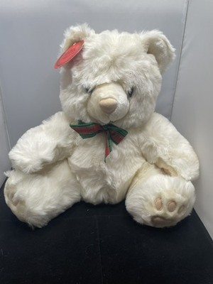 Vintage Mac Bear Collection weiß creme Plüschbär Continuity Company mit Etikett