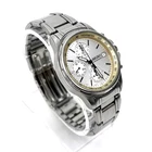 Vintage Seiko Chronograph Quartz Watch 7T92-0BA0 Tachymeter New Battery RARE