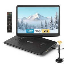 BOIFUN Tragbarer DVD-Player Auto Kopfstütze Monitor TV USB AKKU Für Kinder